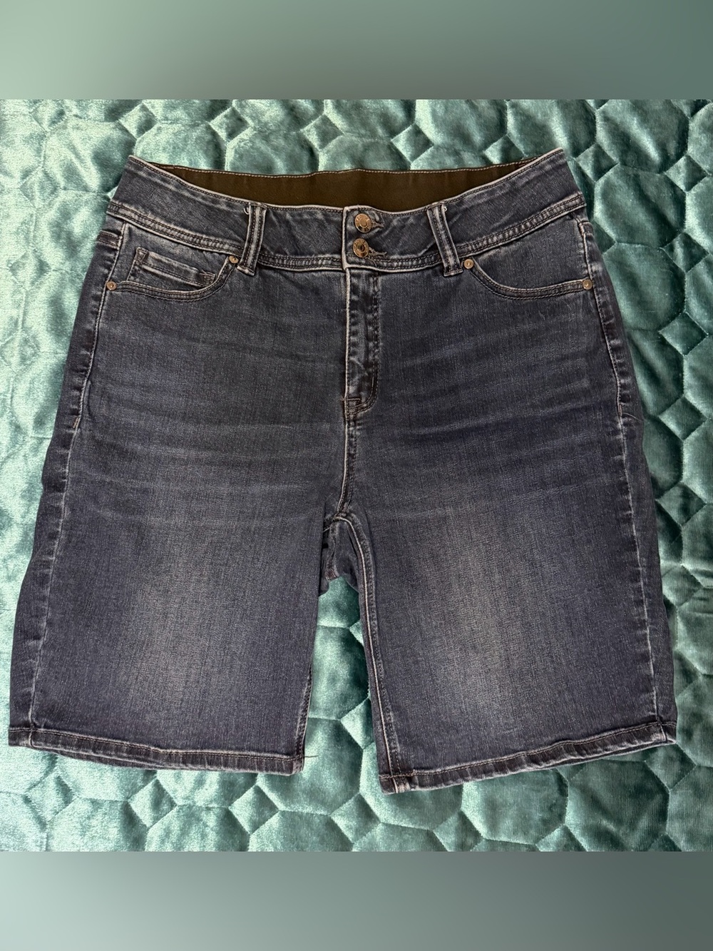 Lane Bryant Tighter Tummy Fitted 10" Bermuda Short